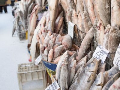 Рыбный рынок Якутска (фотографии)